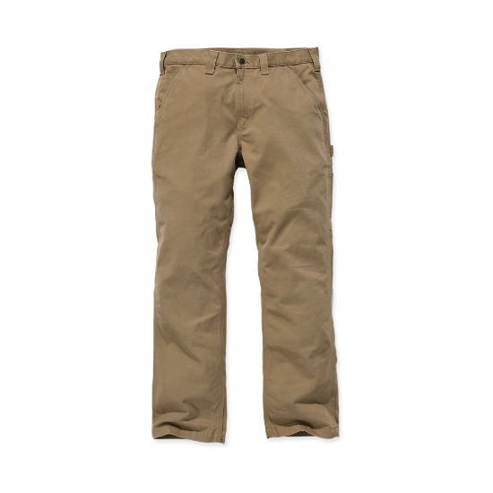Afbeeldingen van CARHARTT Broek washed twill B324 dark khaki W34/L30