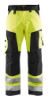 Afbeeldingen van BLÅKLÄDER Werkbroek zonder spijkerzakken 1566 High Vis geel/zwart D128