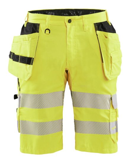 Afbeeldingen van BLÅKLÄDER Short met stretch 1586 High Vis geel C48