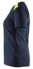 Afbeeldingen van BLÅKLÄDER T-shirt dames bi-colour 3479 donker marineblauw/High Vis geel 3XL