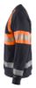 Afbeeldingen van BLÅKLÄDER Sweater 3359 medium grijs/High Vis oranje XS