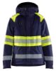 Afbeeldingen van BLÅKLÄDER Winterjas dames 4470 marineblauw/High Vis geel XS