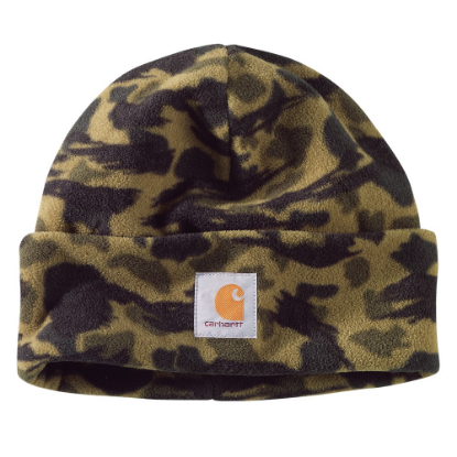 Afbeeldingen van CARHARTT Muts fleece 105170 zwart blind duck camo onesize