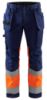 Afbeeldingen van BLÅKLÄDER Werkbroek met stretch 1558 marineblauw/High Vis oranje D96