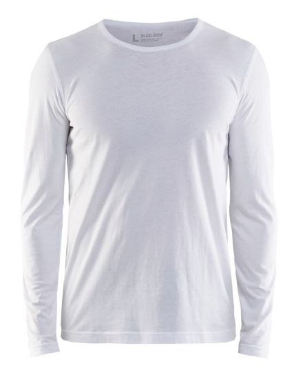 Afbeeldingen van BLÅKLÄDER T-shirt met lange mouwen 3500 wit L