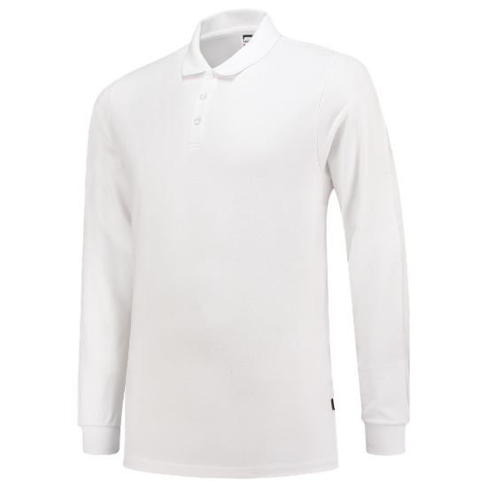 Afbeeldingen van TRICORP Poloshirt Slim-Fit met lange mouwen 201017 wit S