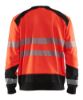 Afbeeldingen van BLÅKLÄDER Sweater 3541 High Vis rood/zwart S