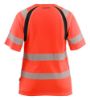 Afbeeldingen van BLÅKLÄDER T-shirt dames 3503 High Vis rood/zwart M