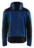 Afbeeldingen van BLÅKLÄDER Gebreid vest met softshell 4930 marineblauw/marineblauw L