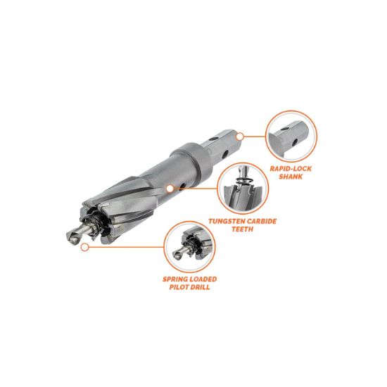 Afbeeldingen van HMT Kernboor met uitwerpstift VersaDrive TCT set 11MM 14/18/22MM