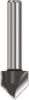 Afbeeldingen van ENT V-groeffrees HM 60° A=12,7MM schacht 8MM