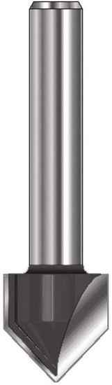 Afbeeldingen van ENT V-groeffrees HM 60° A=12,7MM schacht 8MM