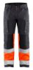 Afbeeldingen van BLÅKLÄDER Werkbroek met stretch 1551 medium grijs/High Vis oranje C54