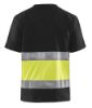 Afbeeldingen van BLÅKLÄDER T-shirt 3387 zwart/High Vis geel 2XL