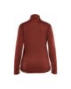 Afbeeldingen van BLÅKLÄDER Sweatshirt dames met rits 3549 gebrand rood/zwart L