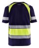 Afbeeldingen van BLÅKLÄDER T-shirt 3421 marineblauw/High Vis geel S