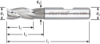 Afbeeldingen van ROTEC Universeelfrees HSS-E DIN884 kort ongecoat 2,5MM