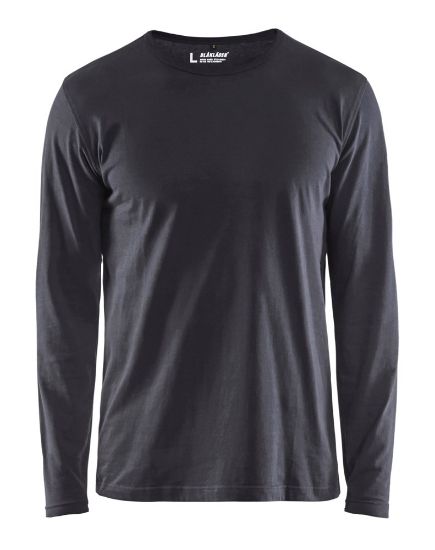 Afbeeldingen van BLÅKLÄDER T-shirt met lange mouwen 3500 medium grijs L