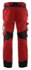 Afbeeldingen van BLÅKLÄDER Werkbroek met spijkerzakken 1555 rood/zwart D100