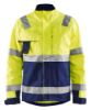 Afbeeldingen van BLÅKLÄDER Jack 4064 High Vis geel/marineblauw 4XL