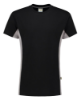 Afbeeldingen van TRICORP T-shirt bi-colour 102004 zwart/grijs XS
