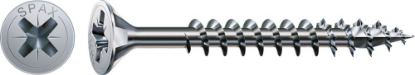 Afbeeldingen van SPAX Spaanplaatschroef verzonkenkop WIROX voldraad PZ2 5X70MM