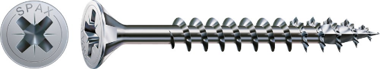 Afbeeldingen van SPAX Spaanplaatschroef verzonkenkop WIROX voldraad PZ2 5X70MM