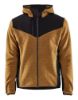 Afbeeldingen van BLÅKLÄDER Gebreid jack met softshell 5940 honinggoud/zwart S