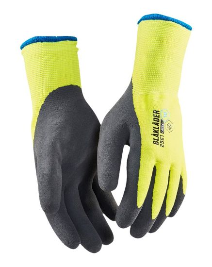 Afbeeldingen van BLÅKLÄDER Werkhandschoen Ambacht gevoerd latex-gecoat 2961 High Vis geel 8