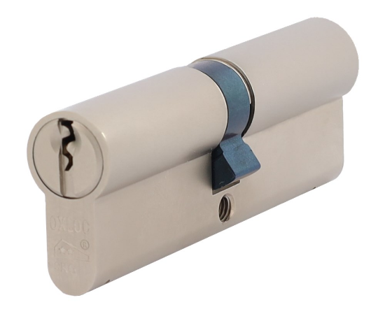 Afbeeldingen van OXLOC Profielcilinder dubbel O5 vernikkeld 50/50MM SKG**