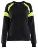 Afbeeldingen van BLÅKLÄDER T-shirt dames met lange mouwen Visible 3521 zwart/High Vis geel S