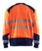 Afbeeldingen van BLÅKLÄDER Sweater 3541 High Vis oranje/marineblauw S