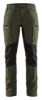 Afbeeldingen van BLÅKLÄDER Werkbroek service dames met stretch 7159 donker herfstgroen/zwart C46
