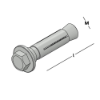 Afbeeldingen van GEBR. BODEGRAVEN Spreidplug ZA S EV 12/-MM 50MM