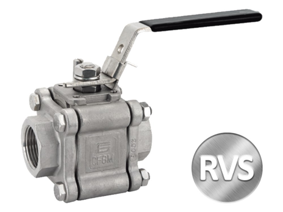 Afbeeldingen van ½" TITAN 140B BIxBI RVS316 ZWART