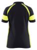 Afbeeldingen van BLÅKLÄDER Poloshirt dames Visible 3529 zwart/High Vis geel L