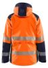 Afbeeldingen van BLÅKLÄDER Shelljack dames 4436 High Vis oranje/marineblauw M