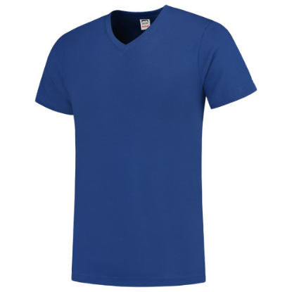 Afbeeldingen van TRICORP T-shirt V-hals Slim-Fit 101005 royal blauw S