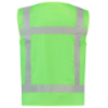 Afbeeldingen van TRICORP Vest reflectie 453004 fluor limoen M