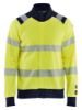 Afbeeldingen van BLÅKLÄDER Sweater Multinorm met rits 3461 High Vis geel/marineblauw XS