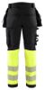 Afbeeldingen van BLÅKLÄDER Softshell werkbroek 1821 zwart/High Vis geel C54