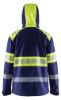 Afbeeldingen van BLÅKLÄDER Softshell jack 4494 marineblauw/High Vis geel S