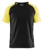 Afbeeldingen van BLÅKLÄDER T-shirt 3515 zwart/High Vis geel S