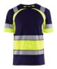 Afbeeldingen van BLÅKLÄDER T-shirt 3421 marineblauw/High Vis geel S