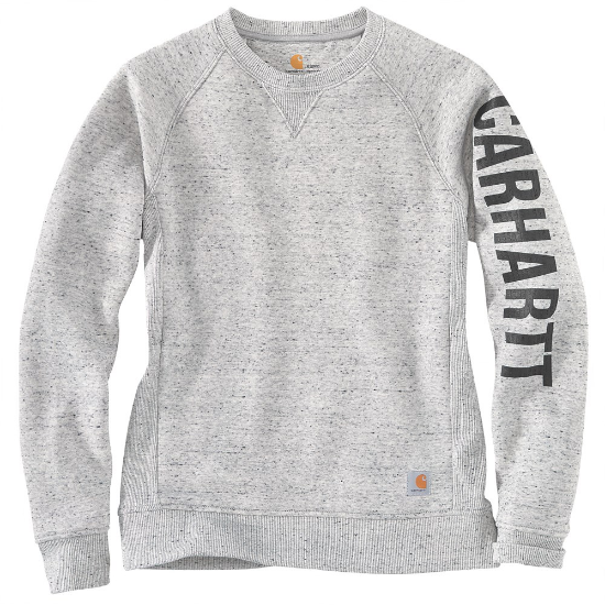 Afbeeldingen van CARHARTT Sweatshirt Clarksburg ronde hals dames 104410 asphalt heather nep L