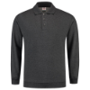 Afbeeldingen van TRICORP Polosweater met boord 301005 antraciet melange L