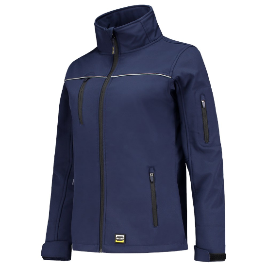 Afbeeldingen van TRICORP Softshell Luxe dames 402009 inkt M