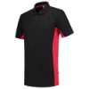 Afbeeldingen van TRICORP Poloshirt bi-colour 202004 zwart/rood L