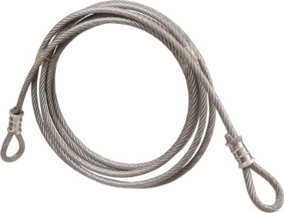 Afbeeldingen van KELFORT Slotkabel EV 8-10MM 500CM PVC 2-ogen 10CM