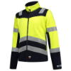 Afbeeldingen van TRICORP Fleecejack Multinorm bi-colour 403013 fluor geel/inkt S